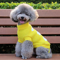 HKM-6508733 Knitted Wool Winter Sweater for Small Dogs - Multiple Sizes Available