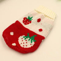HKM-6508733 Knitted Wool Winter Sweater for Small Dogs - Multiple Sizes Available