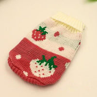 HKM-6508733 Knitted Wool Winter Sweater for Small Dogs - Multiple Sizes Available