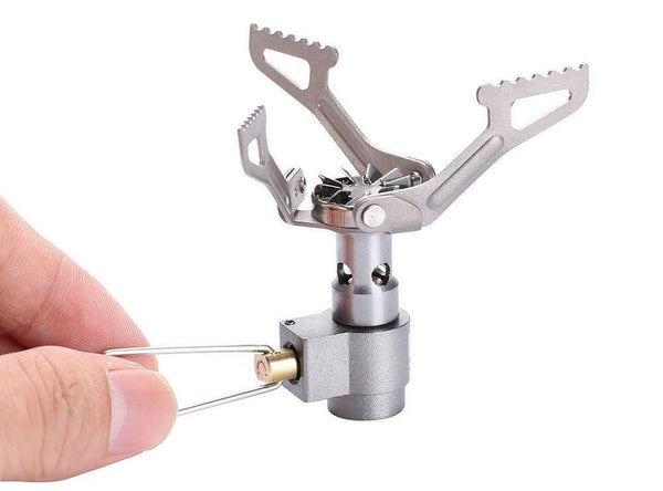 HKM-650899 Compact Titanium Camping Stove for Outdoor Cooking and Survival Needs
