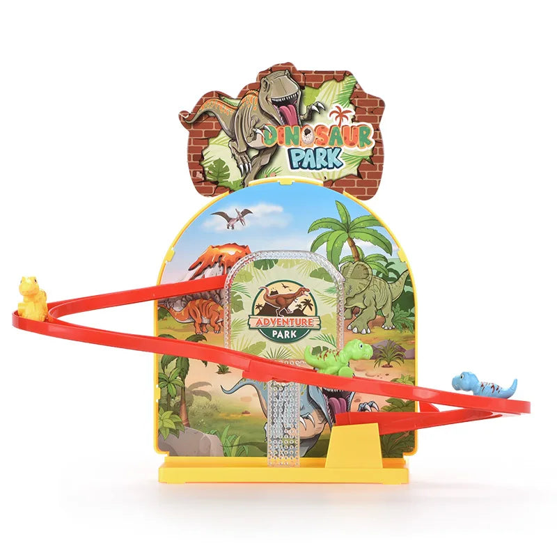 HKM-650963 Magnetic Suspension Dinosaur Slide Puzzle Track Toy with Lights and Music for Ages 3+