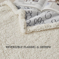 HKM-6510013 Waterproof Pet Blanket in Cut Flower Gray, Multiple Sizes for Dogs