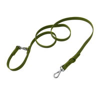 HKM-6510141 Multi-functional Double-Leash for Pet Walking - Durable PVC-Coated Webbing in Various Colors