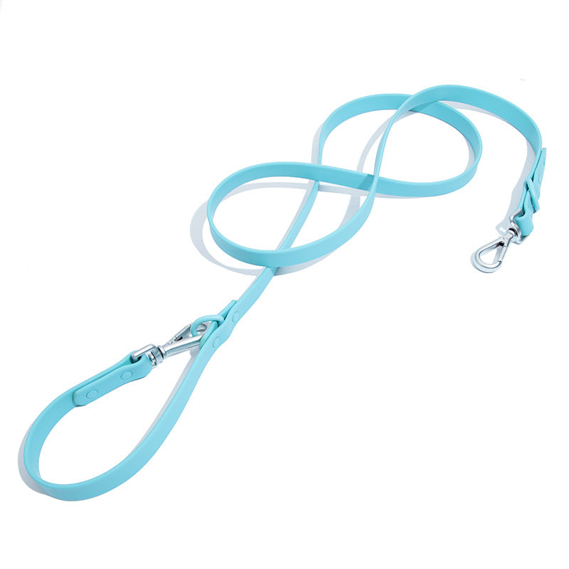 HKM-6510141 Multi-functional Double-Leash for Pet Walking - Durable PVC-Coated Webbing in Various Colors