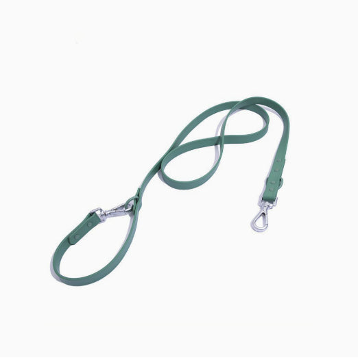 HKM-6510141 Multi-functional Double-Leash for Pet Walking - Durable PVC-Coated Webbing in Various Colors