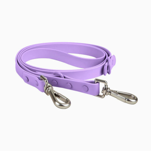 HKM-6510141 Multi-functional Double-Leash for Pet Walking - Durable PVC-Coated Webbing in Various Colors