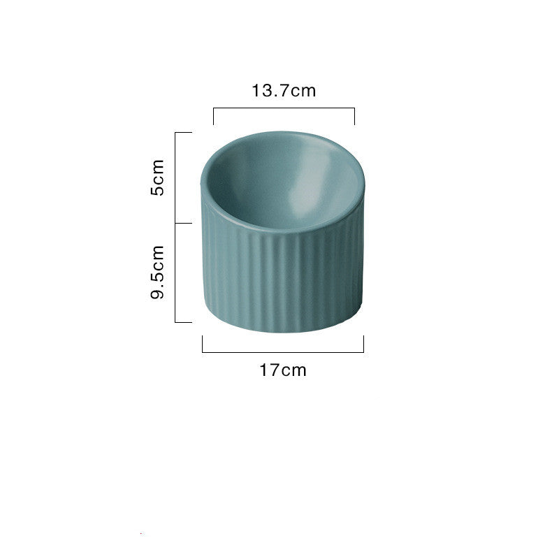 HKM-6510525 Ceramic Cat Bowl for Elderly Pets ¨C Ideal for Tea Drinking