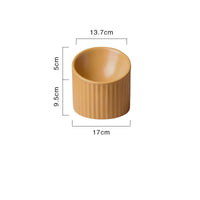 HKM-6510525 Ceramic Cat Bowl for Elderly Pets ¨C Ideal for Tea Drinking
