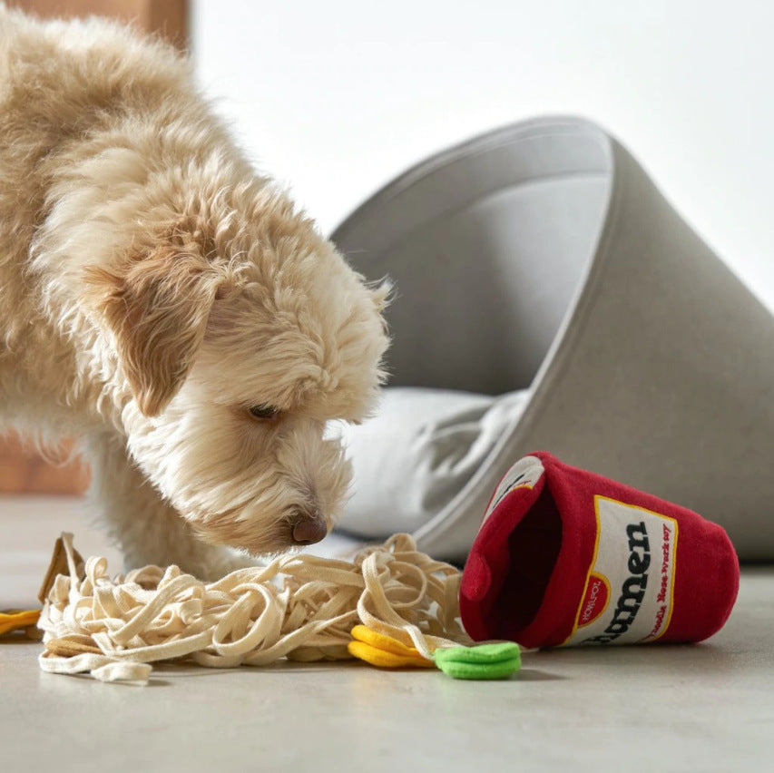 HKM-6511165 Ramen Smell Interactive Pet Toy for Engaging Playtime and Fun
