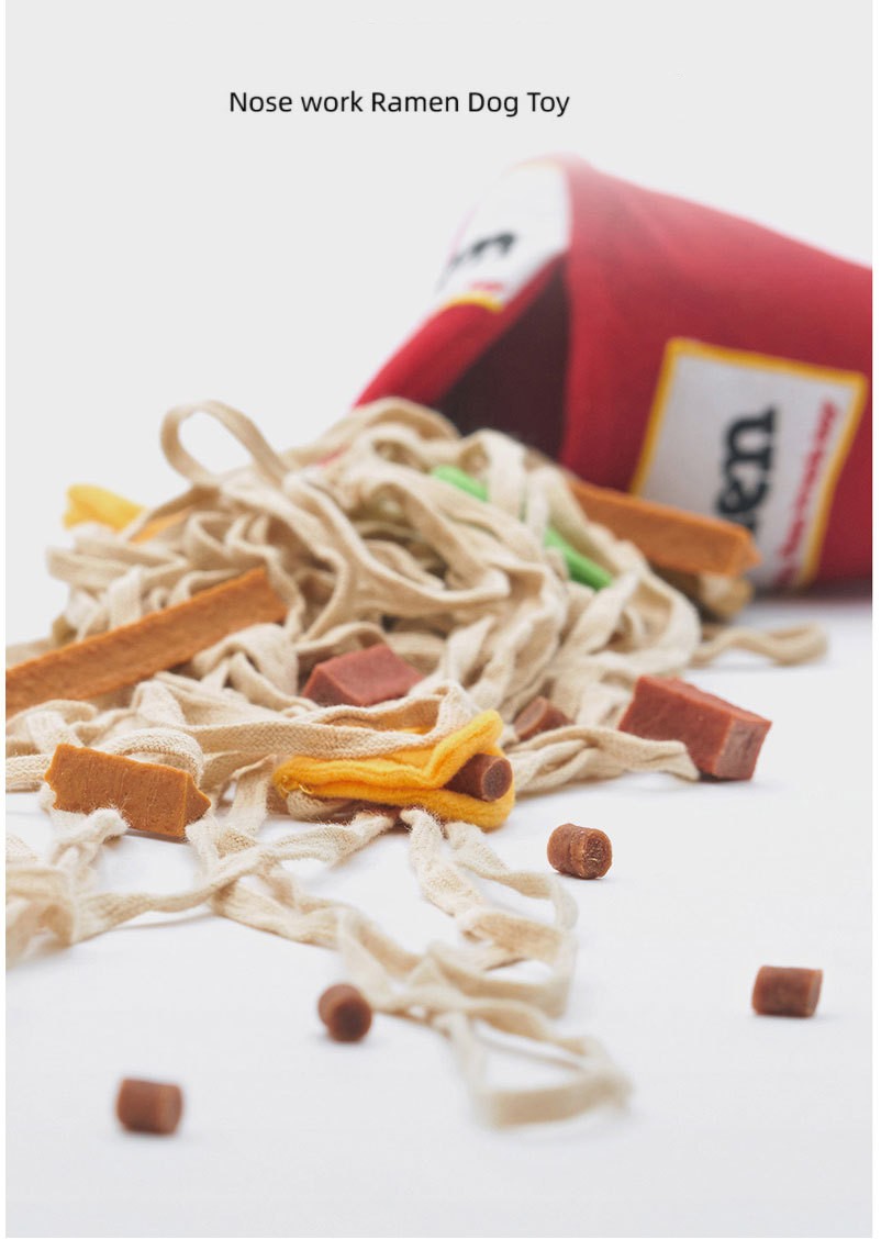 HKM-6511165 Ramen Smell Interactive Pet Toy for Engaging Playtime and Fun