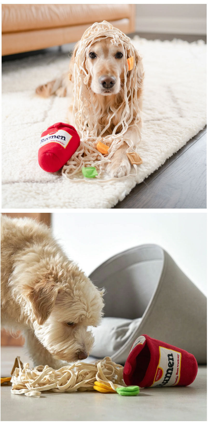 HKM-6511165 Ramen Smell Interactive Pet Toy for Engaging Playtime and Fun