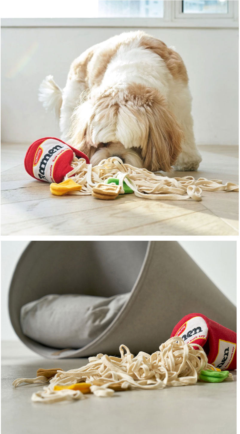 HKM-6511165 Ramen Smell Interactive Pet Toy for Engaging Playtime and Fun