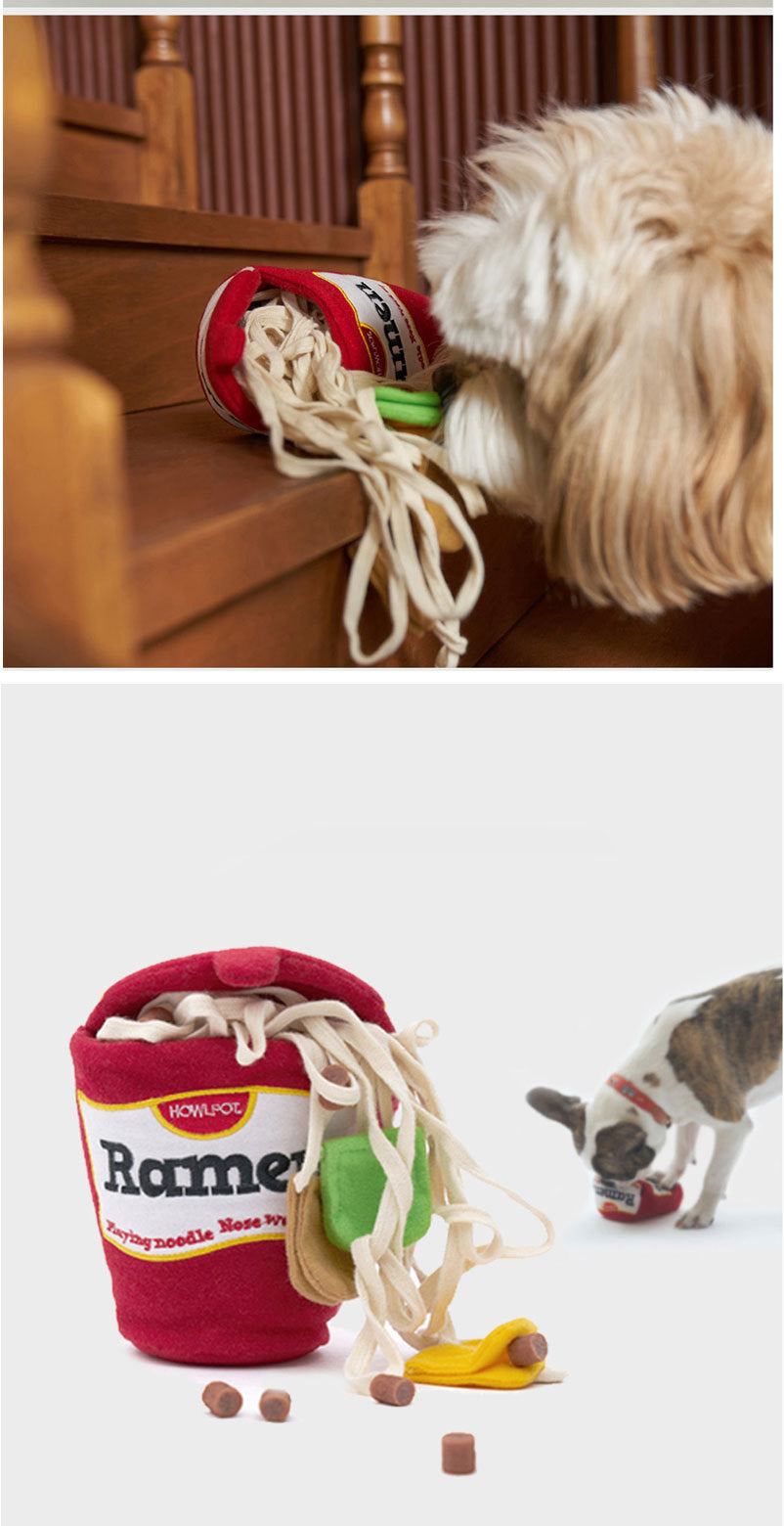 HKM-6511165 Ramen Smell Interactive Pet Toy for Engaging Playtime and Fun