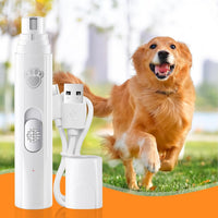 HKM-6511805 Electric Pet Nail Clipper and Grinder with Ergonomic Stainless Steel Design