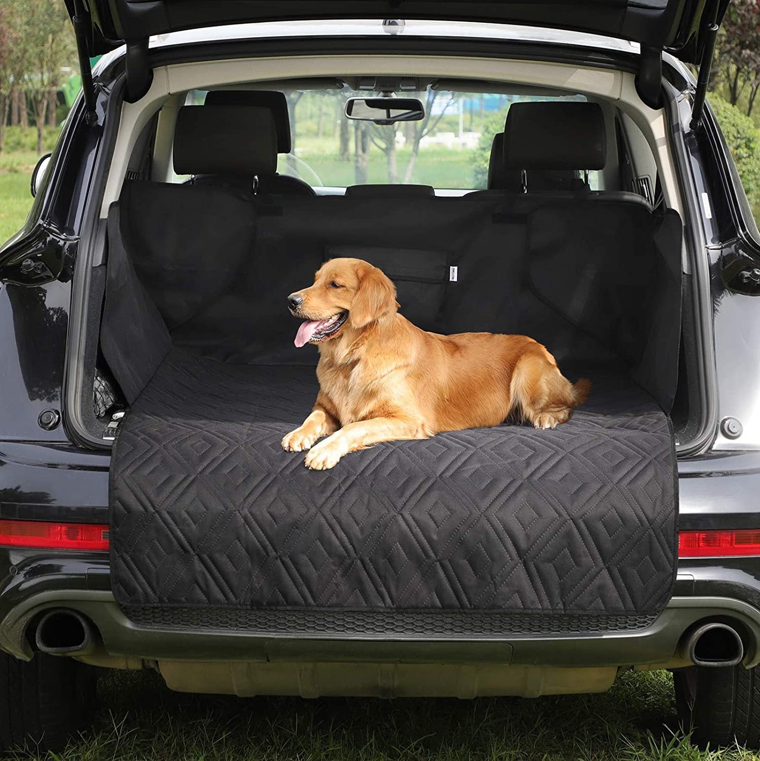 HKM-6512189 Eco-Friendly Oxford Cloth Car Trunk Pet Travel Mat 105x185cm for Dogs