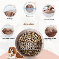 HKM-6514109 Silicone Suction Cup Dog Bowl for Anti-Choking and High-Temperature Resistance