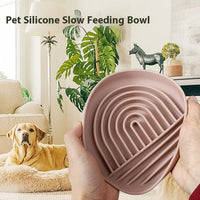 HKM-6514109 Silicone Suction Cup Dog Bowl for Anti-Choking and High-Temperature Resistance