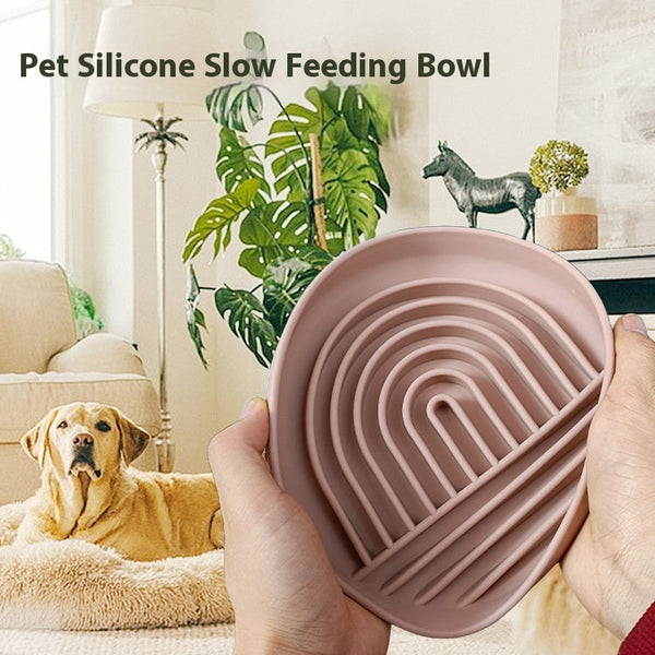 HKM-6514109 Silicone Suction Cup Dog Bowl for Anti-Choking and High-Temperature Resistance