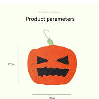 HKM-6516285 Pumpkin Cat Scratching Pad - EVA Sisal Hemp Rope, Anti-Scratching Design