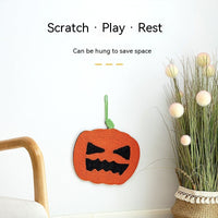 HKM-6516285 Pumpkin Cat Scratching Pad - EVA Sisal Hemp Rope, Anti-Scratching Design