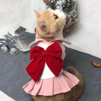 HKM-6516669 Stylish Spring and Summer Cat Clothes in Blue and Pink