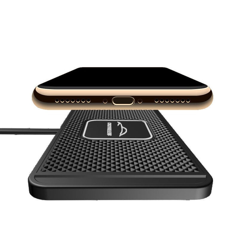 HKM-651923 Wireless Car Charger with Anti-Skid Pad for Smartphones, Supports 5W, 7.5W, 10W Charging
