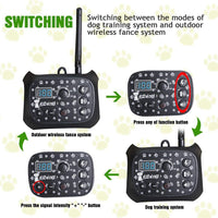 HKM-6519357 Remote Controlled Dog Trainer and Wireless Pet Fence System