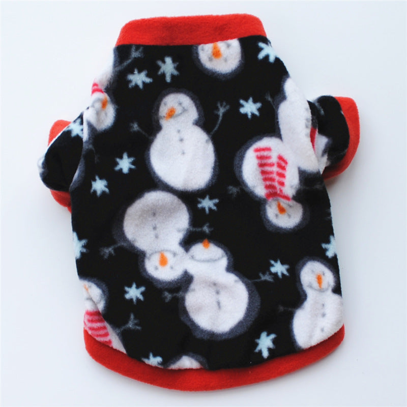 HKM-6520253 Cozy Fleece Christmas Pet Costume for All Breeds
