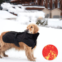HKM-6520509 Waterproof Cold-proof Cotton Dog Undershirt with Elastic Fabric and Velvet Lining