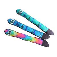 HKM-6520893 Rainbow Plush Long Eye Snake Pet Toy with Pull-Resistant Chew Feature