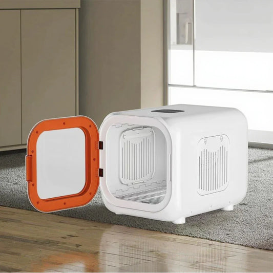 HKM-652115 Eco-Friendly Pet Dryer Box for Small Dogs and Cats - Modern ABS Design, Electric, 220V