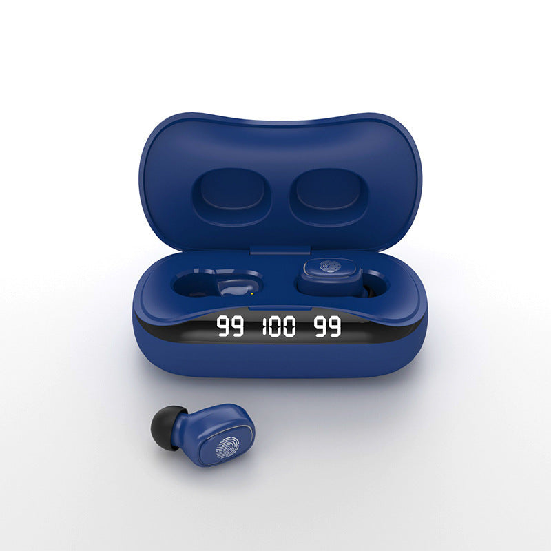 HKM-652179 Bluetooth Wireless Headset with Touch Control and Digital Display - TWS Stereo Earbuds for Sports and Everyday Use