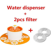 HKM-6521917 Automatic Pet Water Fountain for Dogs and Cats, BPA-Free with Activated Carbon Filter, 1.6L Capacity, Quiet Submersible Pump
