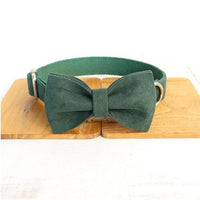 HKM-6523837 Adjustable Pet Collar and Bow Traction Set for XS to XL Sizes