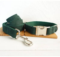 HKM-6523837 Adjustable Pet Collar and Bow Traction Set for XS to XL Sizes