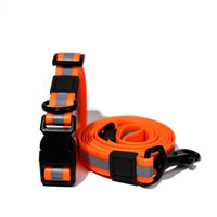 HKM-6525629 Reflective Dog Leash Set with Waterproof and Odor-Resistant Material for Enhanced Nighttime Visibility