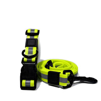 HKM-6525629 Reflective Dog Leash Set with Waterproof and Odor-Resistant Material for Enhanced Nighttime Visibility