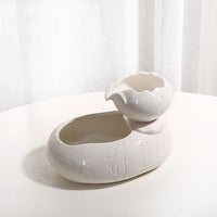 HKM-6527677 Automatic Cat Feeder and Water Dispenser - 19x10.5x20 cm Resin Design