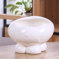 HKM-6527677 Automatic Cat Feeder and Water Dispenser - 19x10.5x20 cm Resin Design