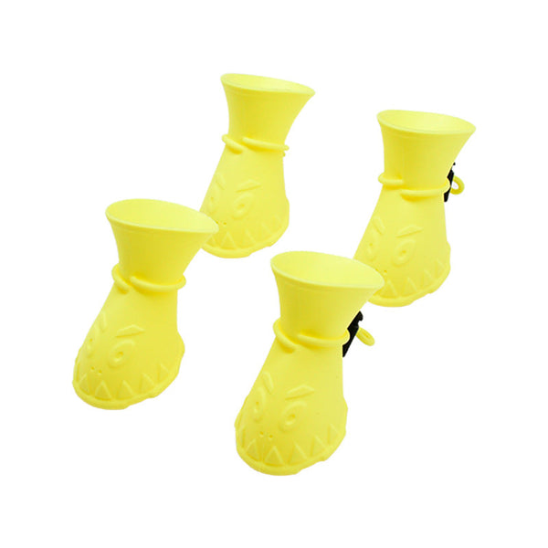 HKM-6528445 Non-Slip Silica Gel Dog Shoes for Puppies - Multiple Colors Available