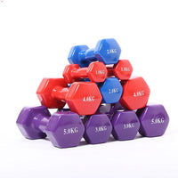 HKM-652883 Colorful Fitness Dumbbells for Home Workouts and Strength Training