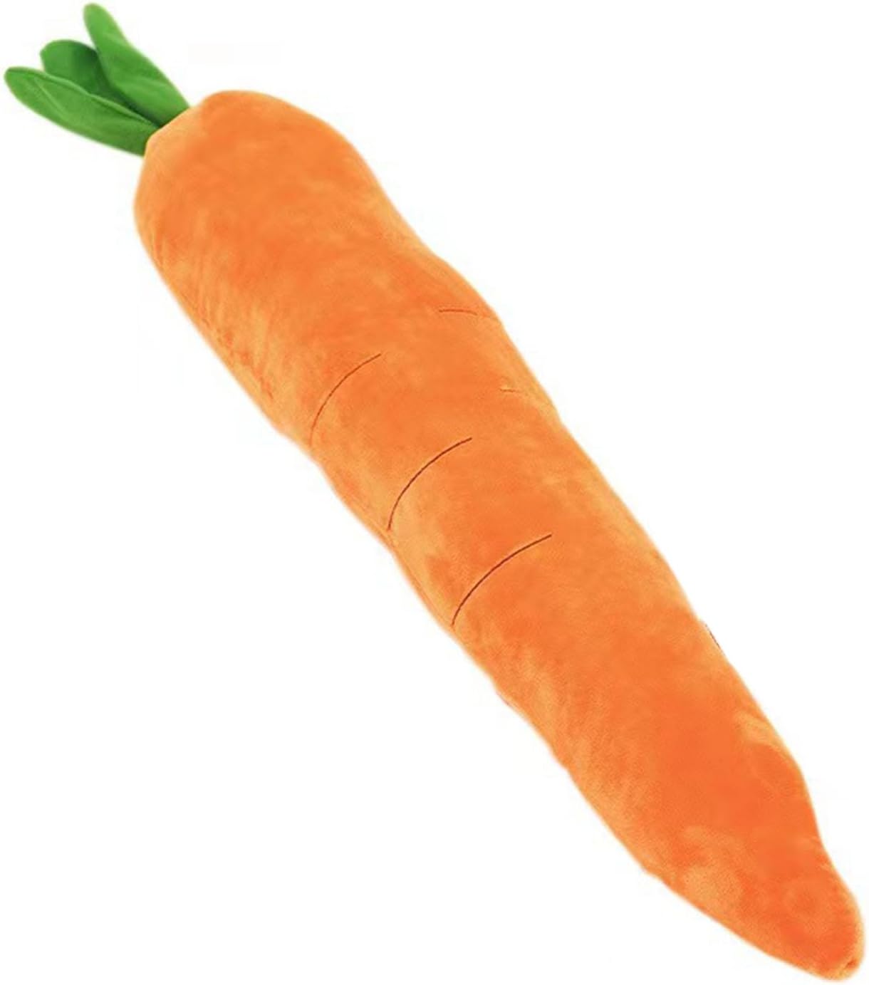 HKM-6529085 Soft Squeaky Carrot-Shaped Plush Toy for Dogs - Bite-Resistant & Comfortable