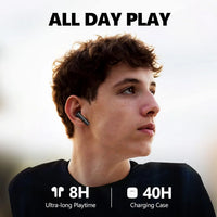 HKM-653011 Wireless Gaming Earbuds with LED Battery Display and Sport-Ready Design