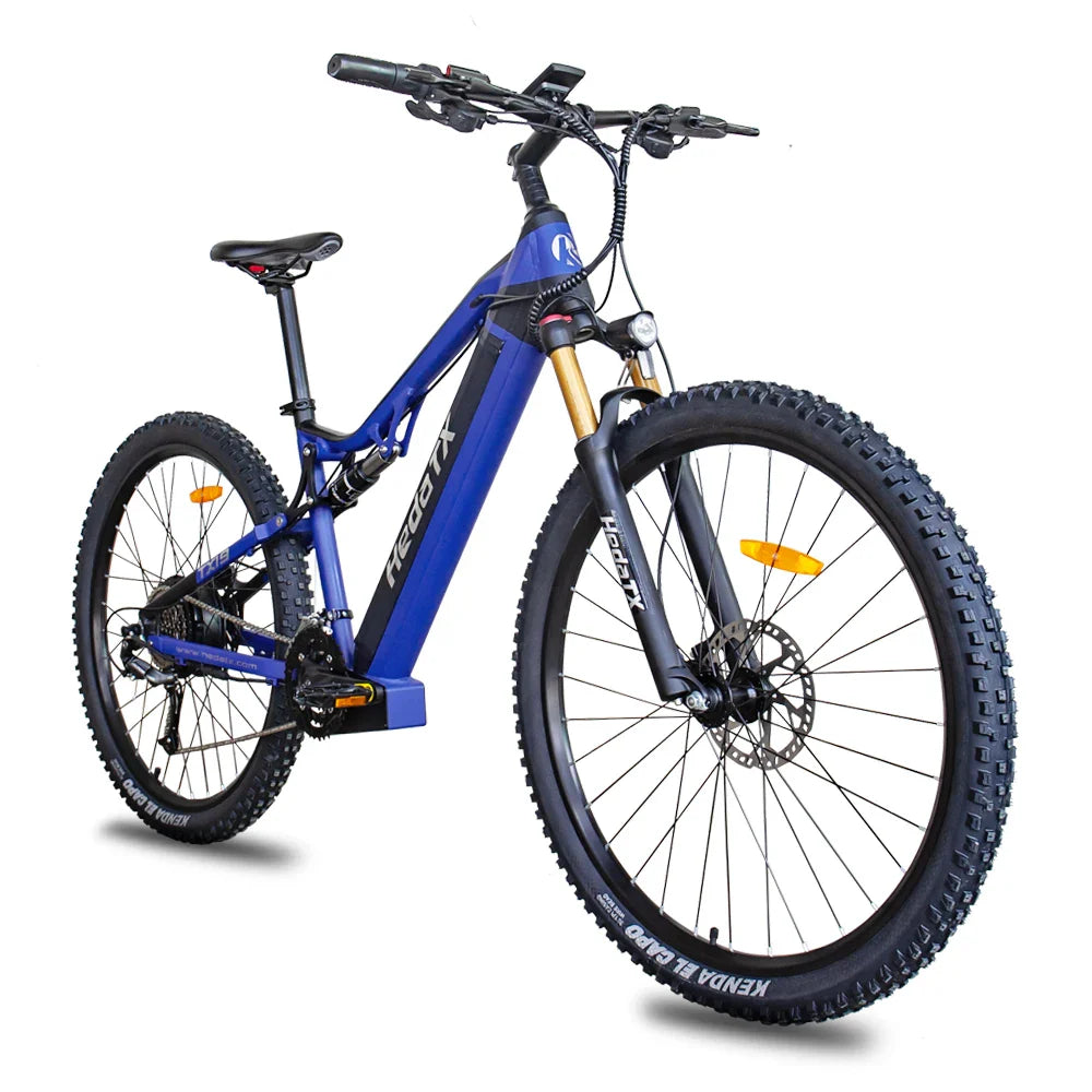HKM-653331 48V 1000W 29-Inch Electric Mountain Bike with 27 Speed Gears and Hydraulic Disc Brakes