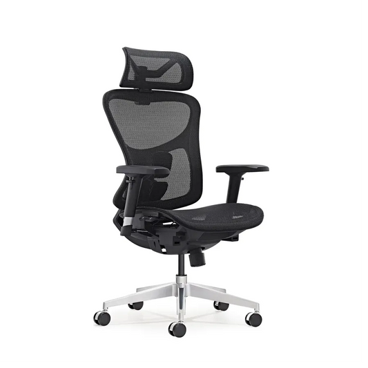 HKM-653459 Ergonomic Mesh Executive Office Chair with Swivel and Gas Lift Mechanism for Comfort at Work