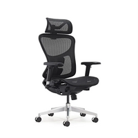 HKM-653459 Ergonomic Mesh Executive Office Chair with Swivel and Gas Lift Mechanism for Comfort at Work
