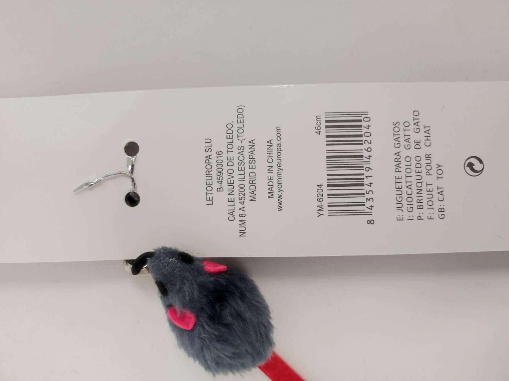 HKM-6538173 Interactive Little Mouse Cat Teaser Toy for Playful Cats