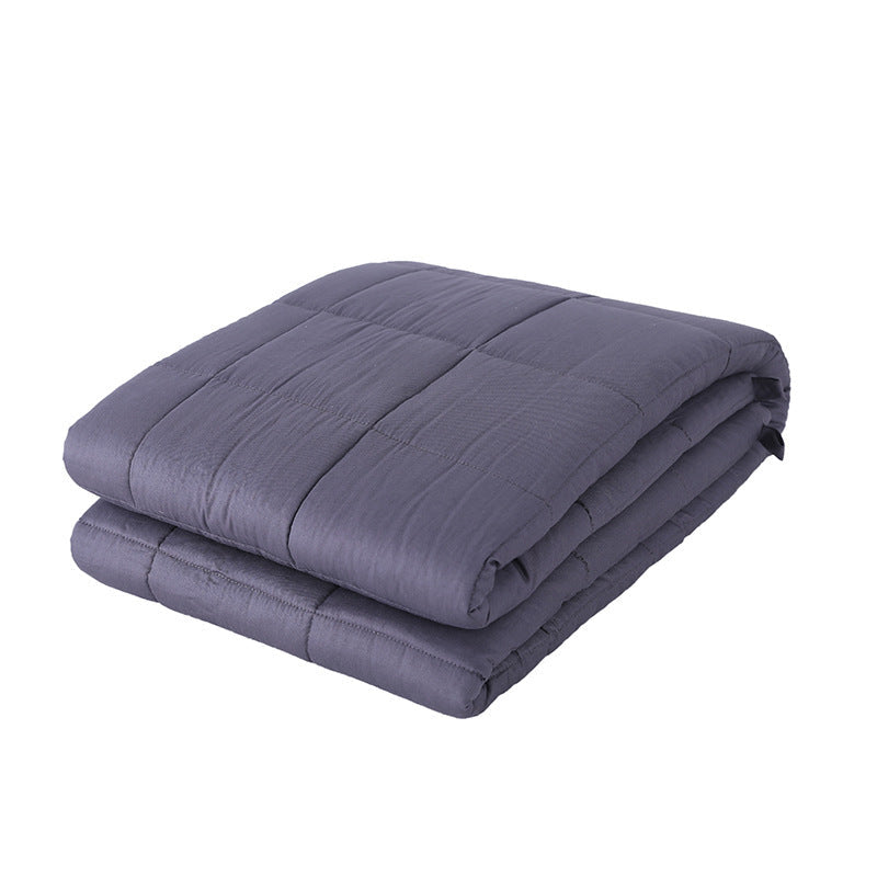HKM-653843 Gravity Weighted Blanket - 100% Cotton, Dark Gray, Various Weights and Sizes