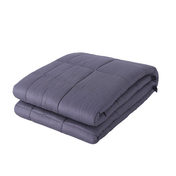HKM-653843 Gravity Weighted Blanket - 100% Cotton, Dark Gray, Various Weights and Sizes