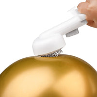 HKM-6538941 One-Button Cat Hair Comb Cleaner in White